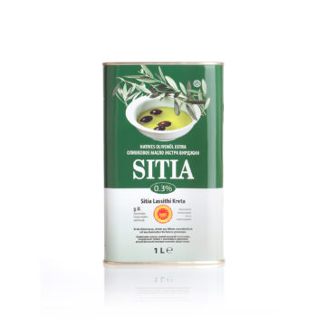 Оливковое масло Extra Virgin 0,3% SITIA P.D.O. 1л