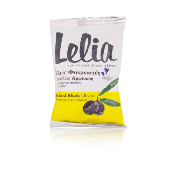 Оливки с косточкой сушеные в оливковом масле (фурнистес) LELIA 275г