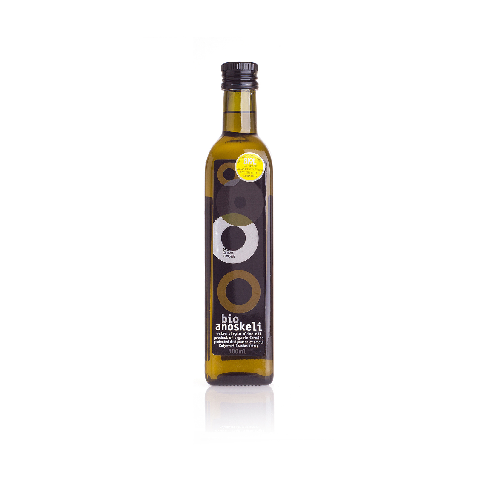Оливковое масло Extra Virgin ANOSKELI BIO 0,5л