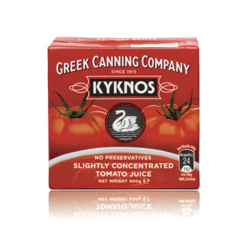 41.0015 Сок томатный слабо концентрированный 7% KYKNOS 500 мл 2