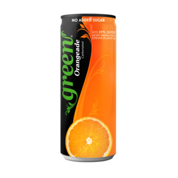 23.0022 Напиток безалк. газированный сокоседержащий со вкусом апельсина GREEN 330 мл
